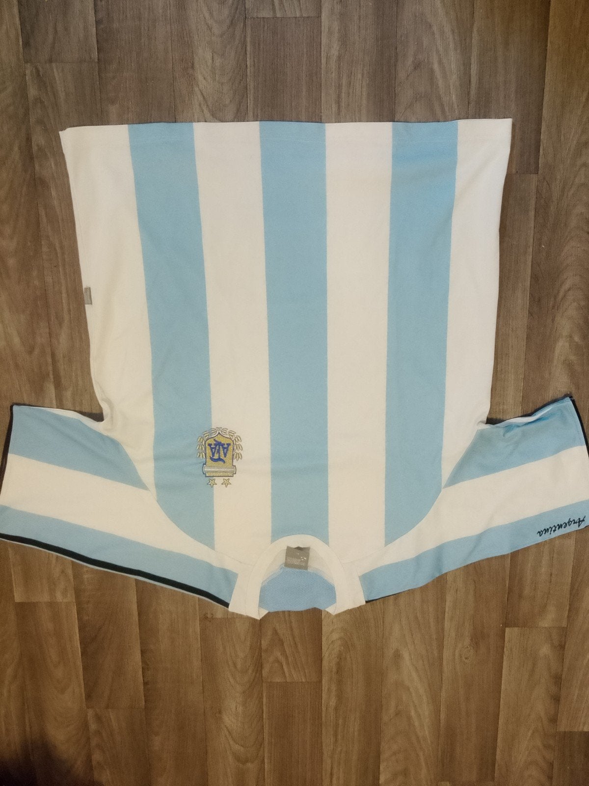 Argentinië Voetbalshirt Retro Maat XL, Kleding | Heren, Sportkleding, Meerkleurig, Maat 56/58 (XL), Voetbal, Gedragen