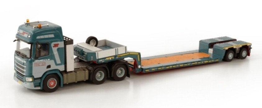 WSI SCANIA R HIGHLINE + 2 ASSIGE DIEPLADER - BROUWER, Wsi, ., Nieuw, Ophalen of Verzenden