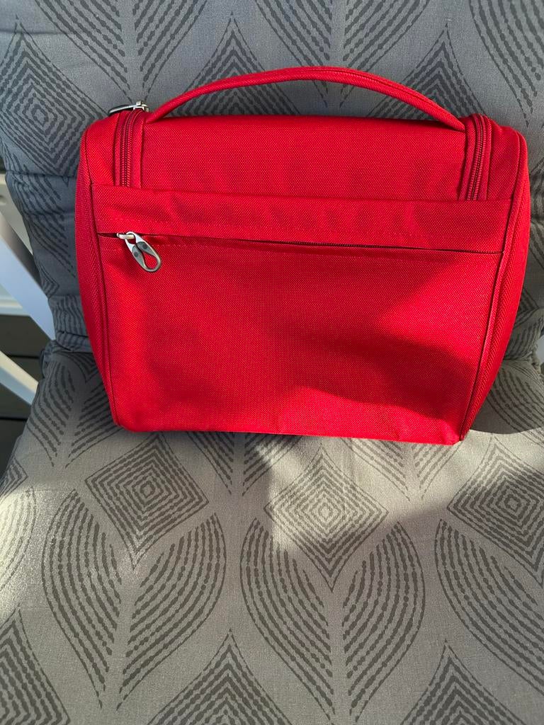 Samsonite Toilettas Rood - Handige Reisgenoot, Ophalen of Verzenden, Zo goed als nieuw, Rood, Heer of Dame