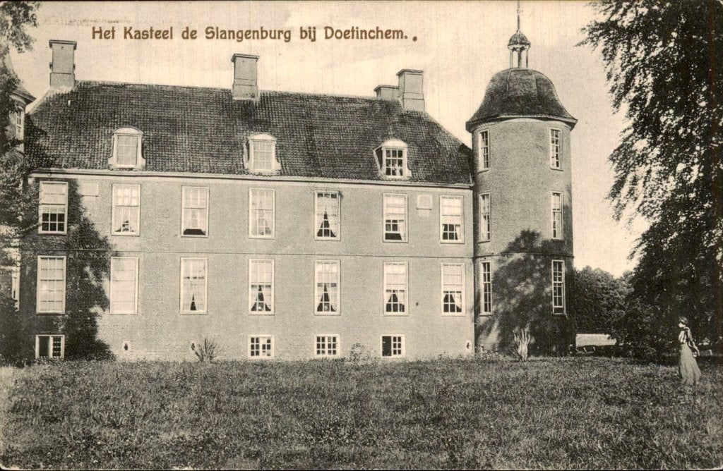 Doetinchem - Kasteel de Slangenburg - Voorgevel, Ophalen of Verzenden, Voor 1920, Ongelopen, Gelderland