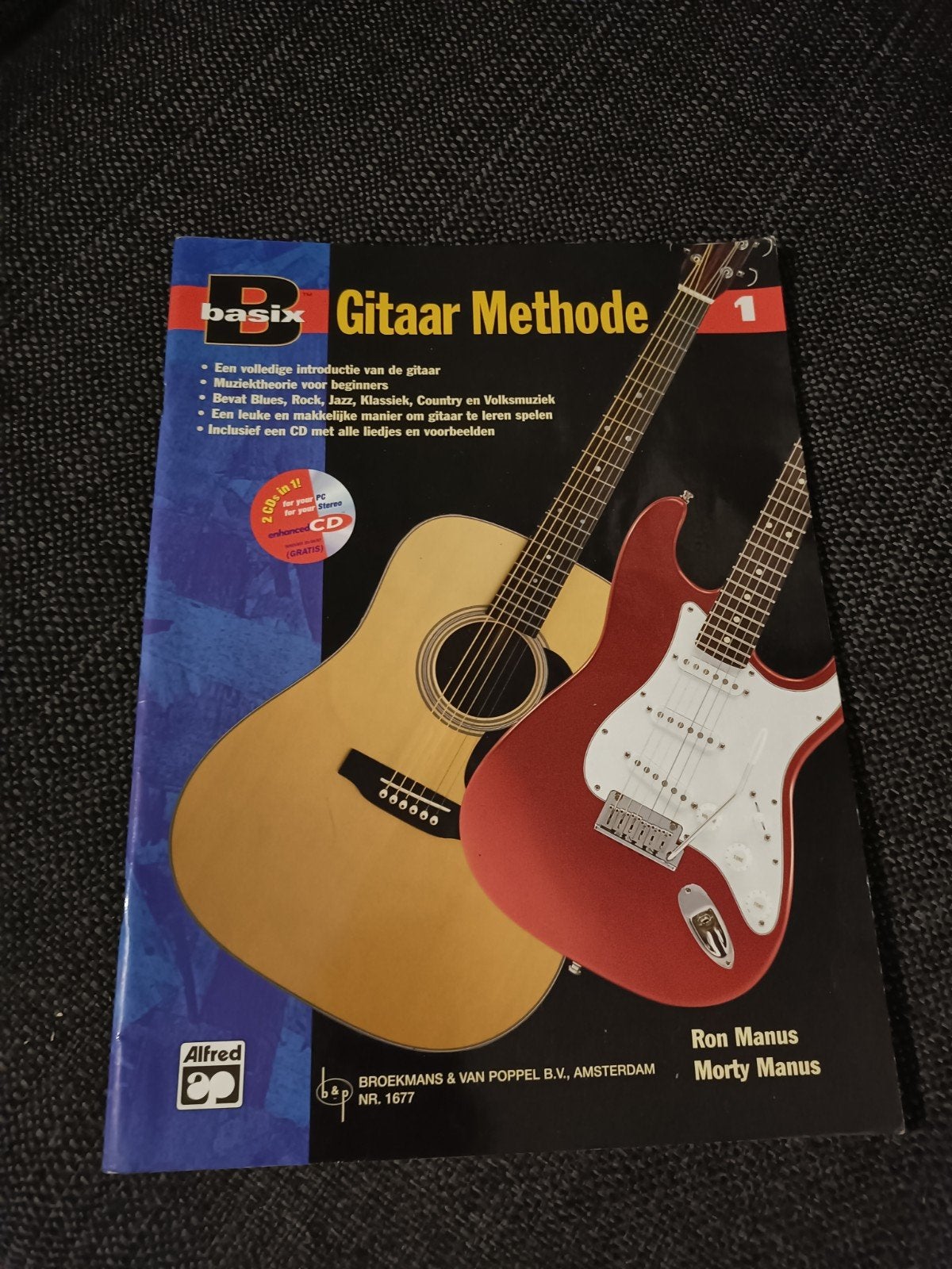 Basix Gitaar Methode 1, Muziek en Instrumenten, Bladmuziek, Gebruikt, Les of Cursus, Populair, Gitaar, Ophalen of Verzenden