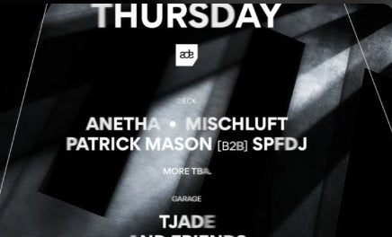 Audio Obscura ADE w/ Patrick Mason b2b SPFDJ & Anetha, Twee personen