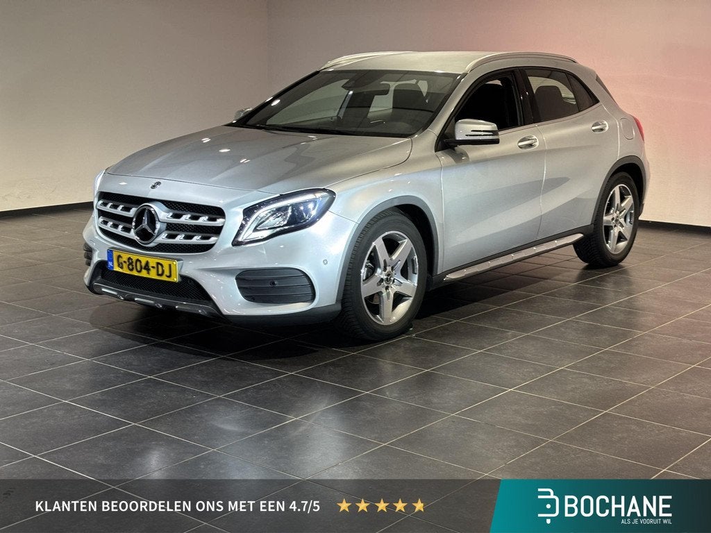 Mercedes-Benz GLA-klasse 180 Business Solution AMG Navigatie, Auto's, Mercedes-Benz, Gebruikt, 4 cilinders, 715 kg, Leder en Stof