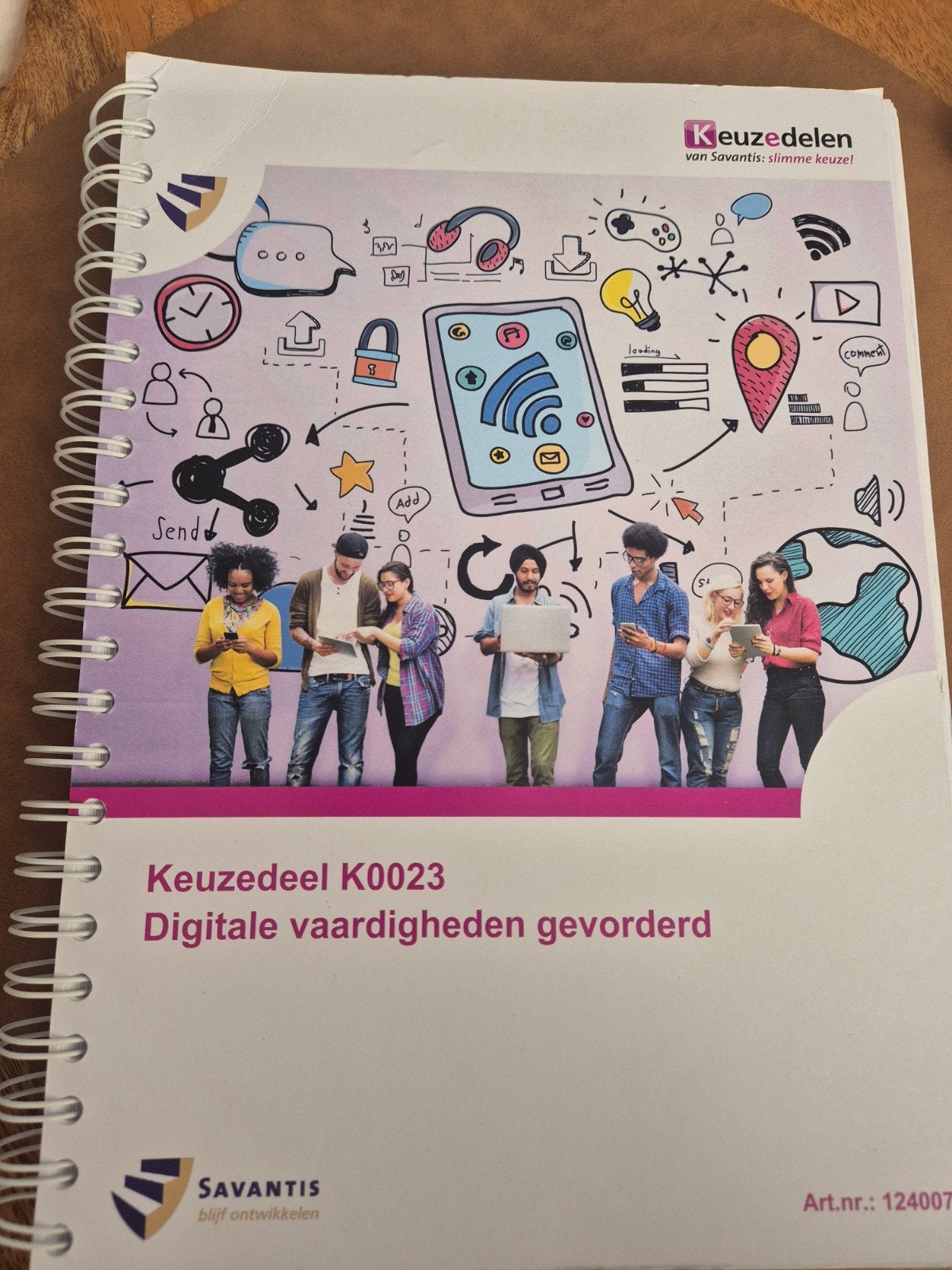 Keuzedeel K0023 Digitale vaardigheden gevorderd Savantis, Ophalen of Verzenden, Zo goed als nieuw, MBO, Savantis