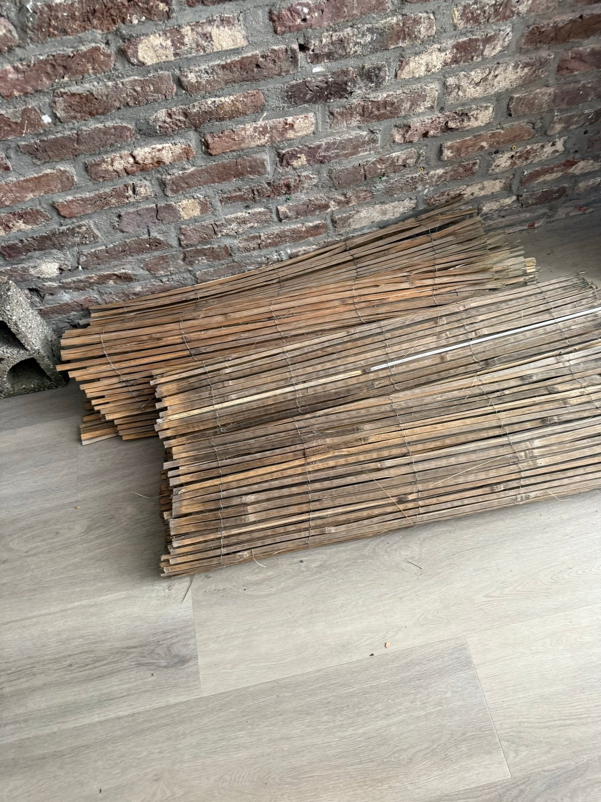 Bamboe hekwerk - 2 x3  meter, Ophalen, Gebruikt, Overige materialen, 6 meter of meer