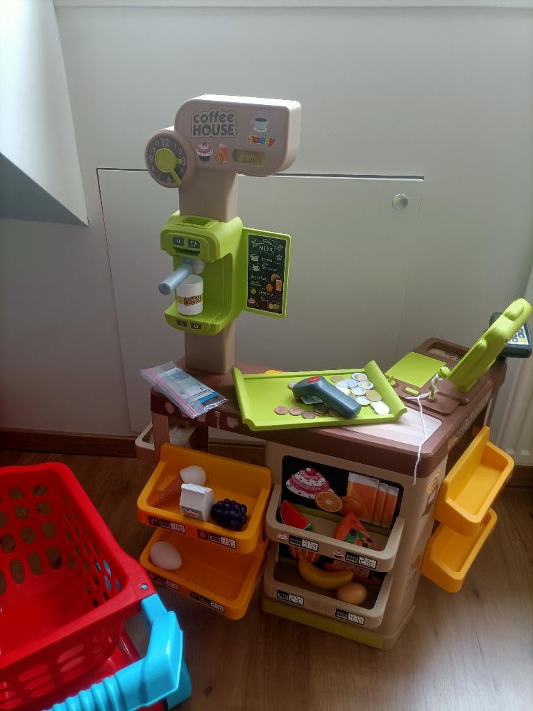 Smoby winkeltje, Ophalen, Zo goed als nieuw, Kunststof