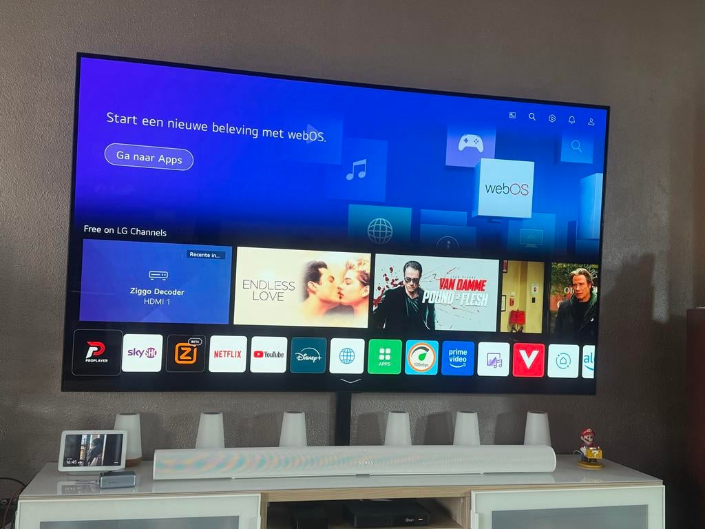 LG OLED 77 inch C1/16LA Smart TV in nieuwstaat, Ophalen of Verzenden, Zo goed als nieuw, 100 cm of meer, 4k (UHD)