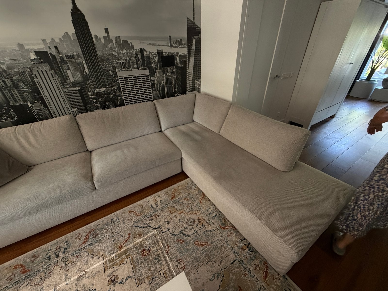 Hofstede Raanhuis Basso hoekbank met chaise longue, Ophalen, Hoekbank, 300 cm of meer, 75 tot 100 cm