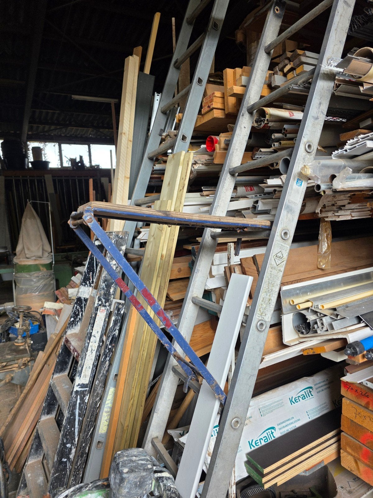 3 Schilders bokjes voor loopplank of brug, Gebruikt, Ophalen of Verzenden, Ladder, Opvouwbaar of Inschuifbaar