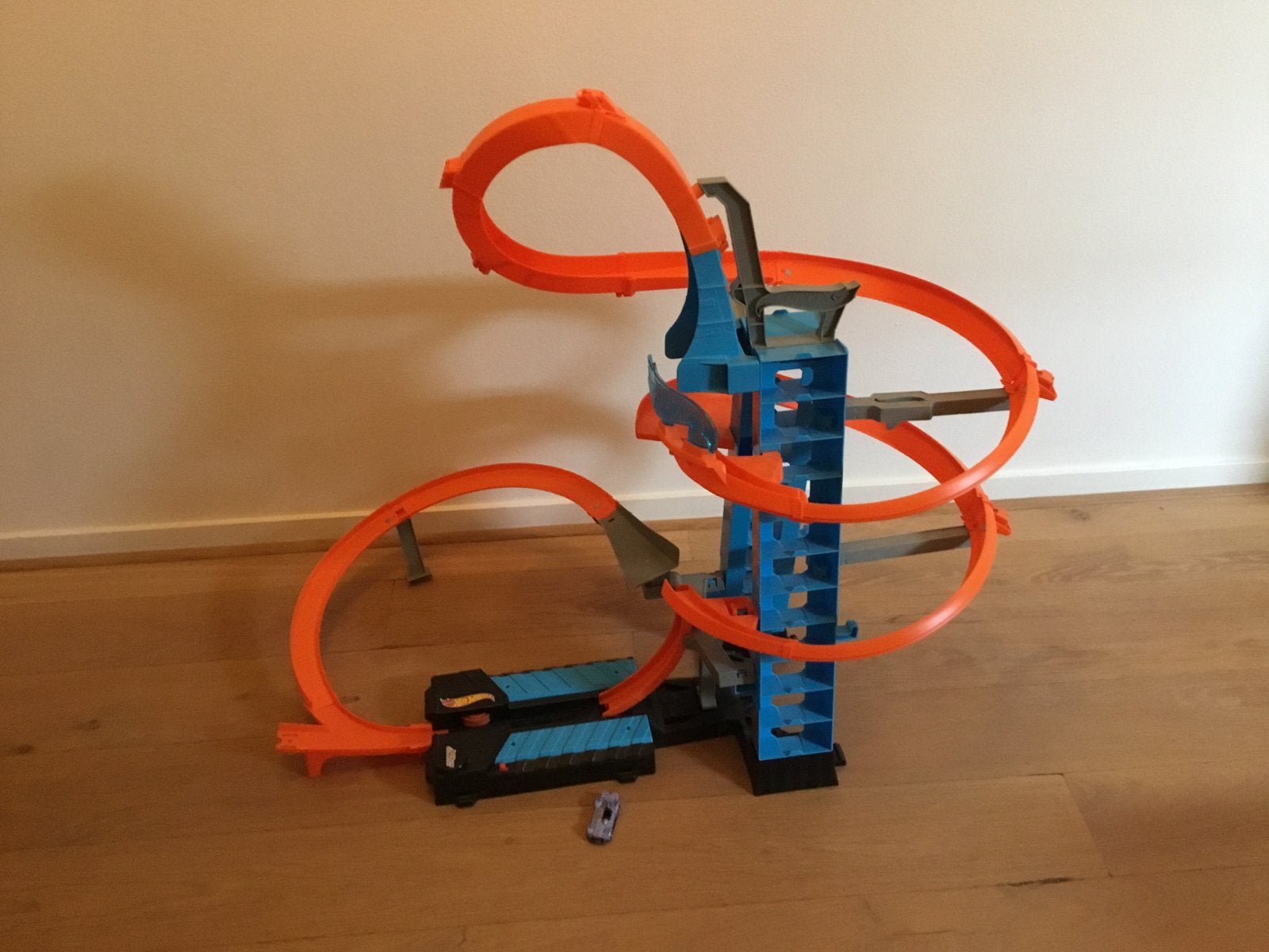 Hot Wheels Racebaan met looping en booster - scherpere prijs, Ophalen, Hot Wheels, Met looping, Elektrisch