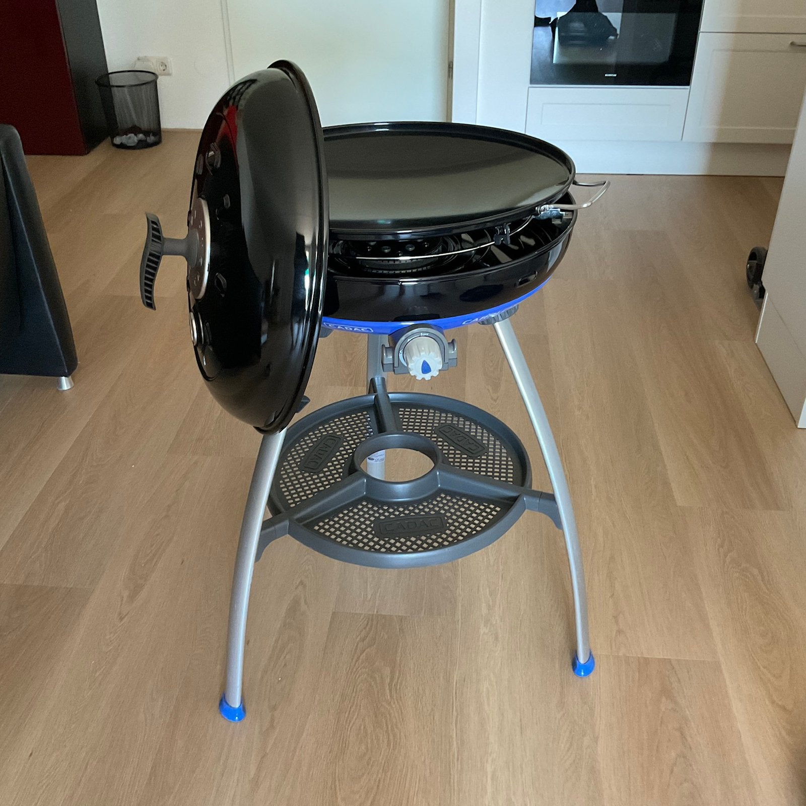 Cadac Carri Chef 2 Skottelbraai met deksel en gasfles, Ophalen, Zo goed als nieuw