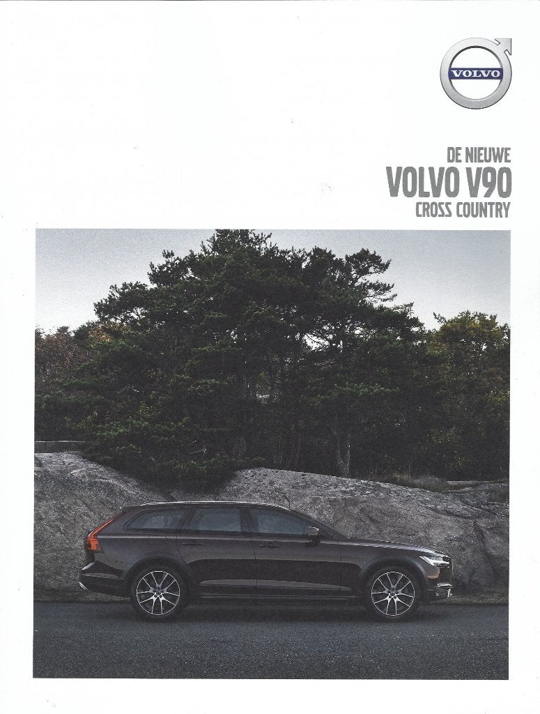 Brochure Volvo V90 Cross Country 2017, Ophalen of Verzenden, Gelezen, Volvo
