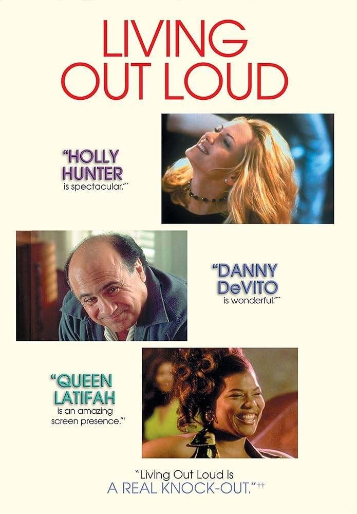 Living Out Loud (1998) DVD Danny DeVito Holly Hunter CLASSIC, Engels, Alle leeftijden, Engels, Ophalen of Verzenden