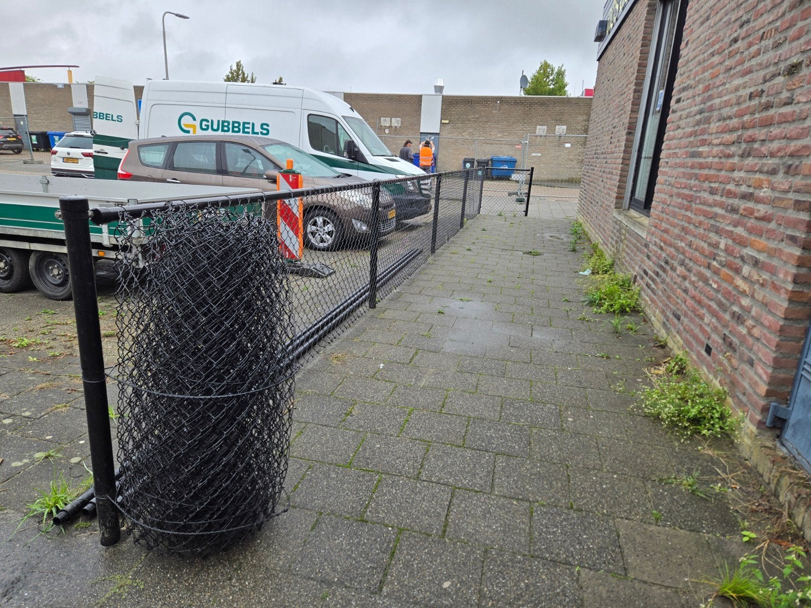 ca 50meter gaashekwerk, Ophalen, Gebruikt, IJzer