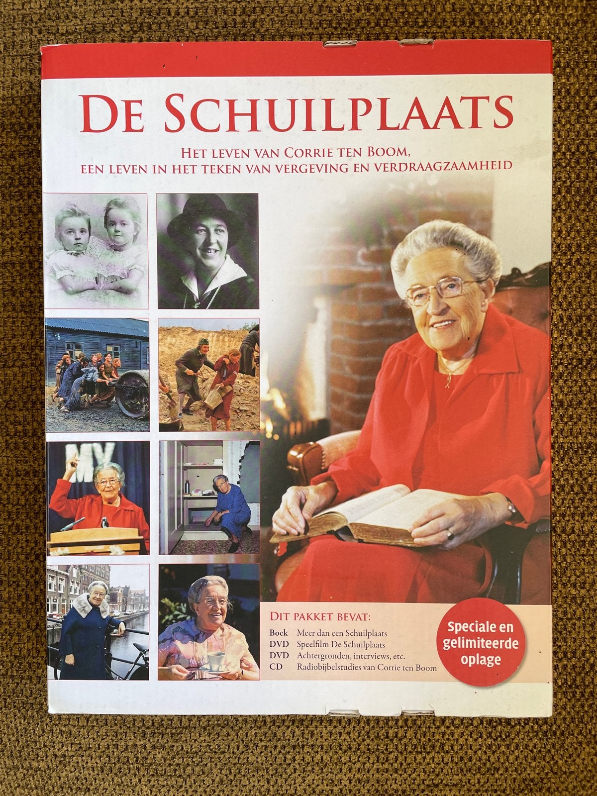 De Schuilplaats: het leven van Corrie ten Boom  boek/cd/dvd, Boeken, Ophalen of Verzenden, 20e eeuw of later, Zo goed als nieuw