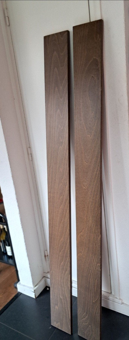 2x Auping Auronde Bed Plank tbv Bed 200L, Ophalen, Tweepersoons, Hout