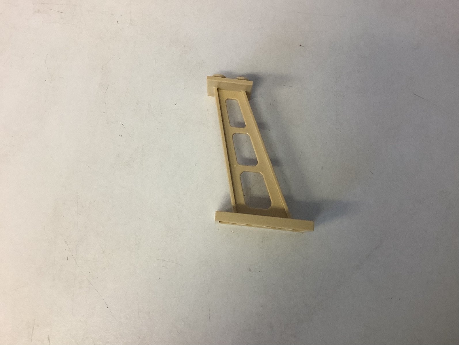Lego steunpaal 2x4x5 schuin geplaatst beige (3), Ophalen of Verzenden, Gebruikt, Losse stenen, Lego