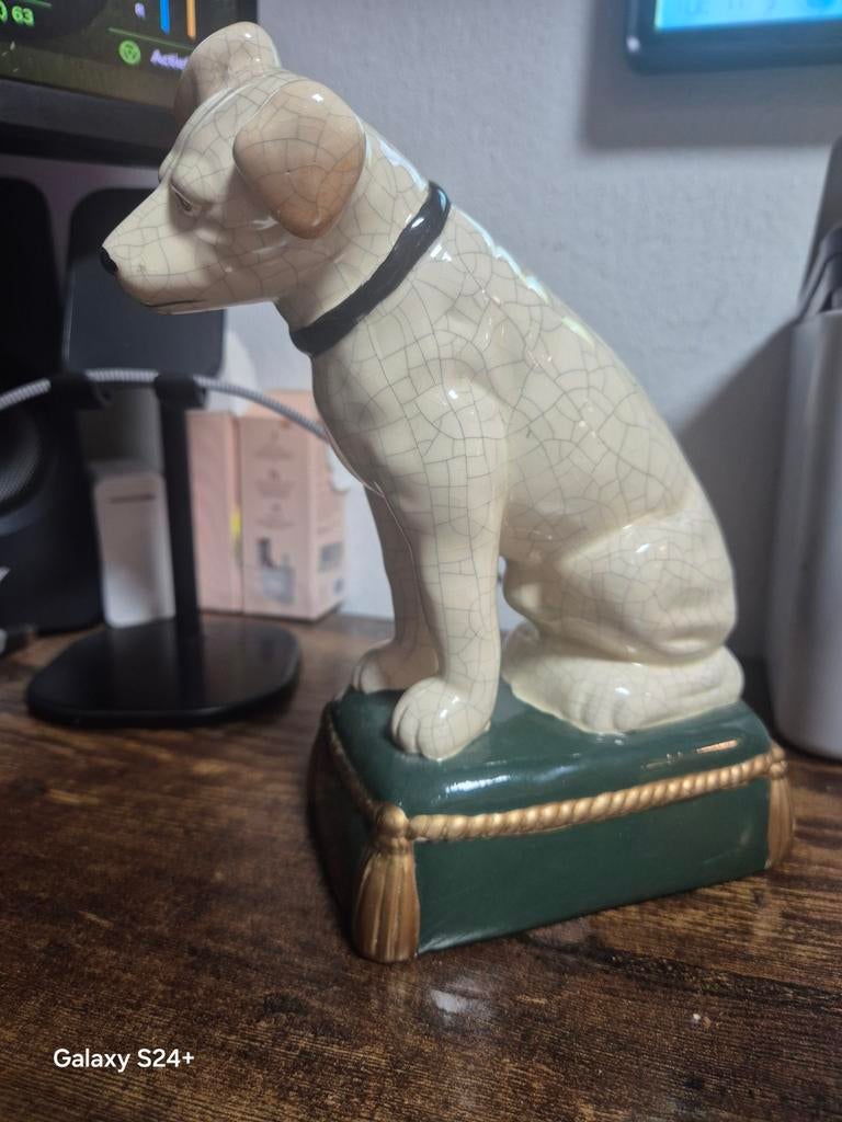 His Master's Voice Hondje Twee Chips Beeldje, Verzamelen, Ophalen of Verzenden, Gebruikt, Dier