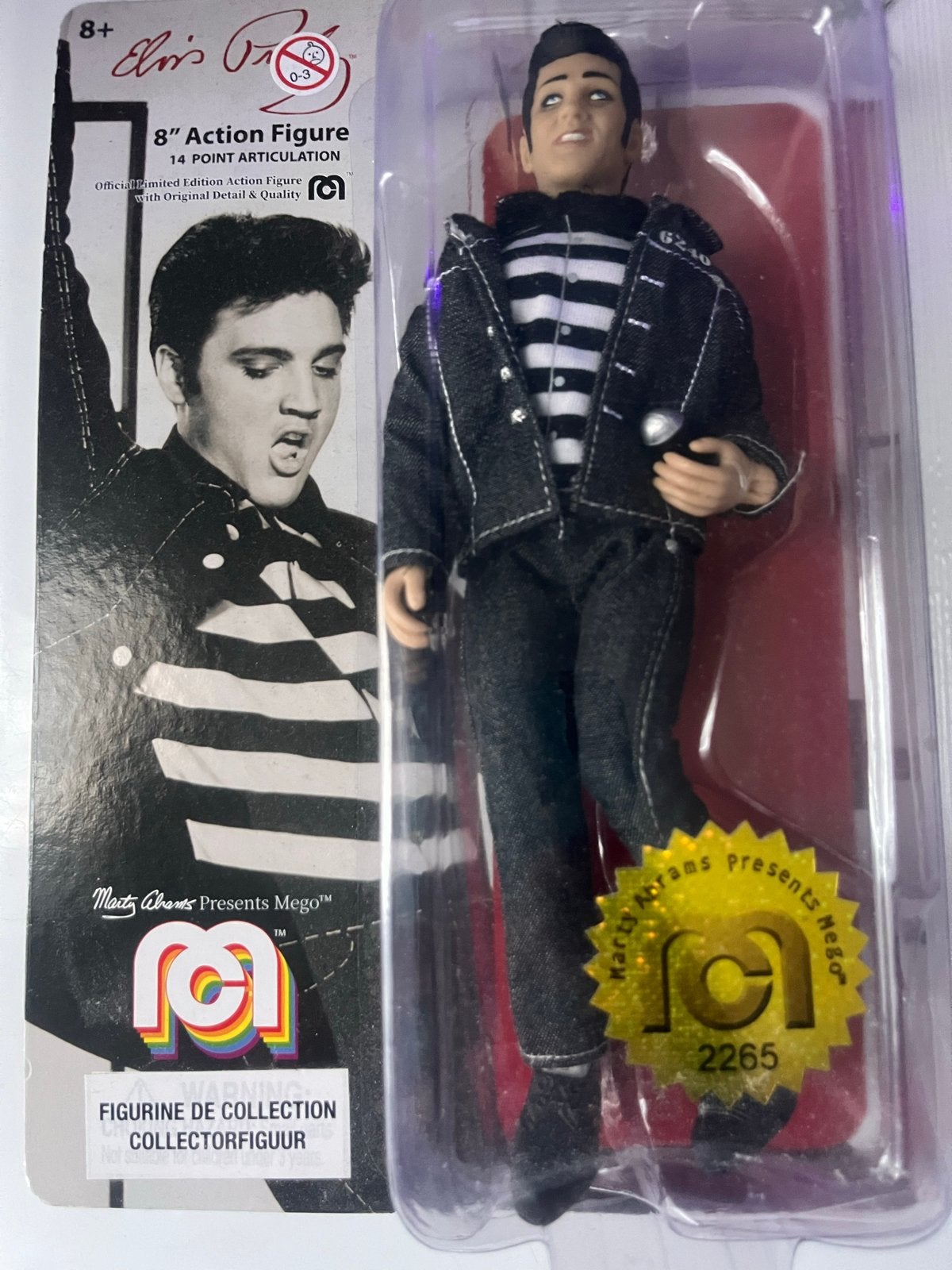 Elvis Presley 8" Action Figure - Limited Edition Mego, Ophalen of Verzenden, Nieuw