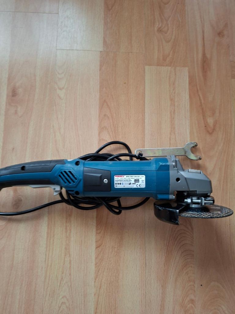 Ferrex slijptol, Ophalen, Zo goed als nieuw, 1000 watt of meer, Haakse handslijpmachine