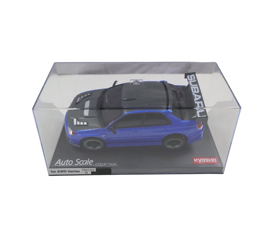 Kyosho Autoscale Mini-Z Subaru Impreza WRX Aero Kit Blue, Ophalen of Verzenden, Nieuw, Overige schalen, Auto onroad