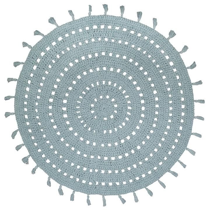 Kindervloerkleed Vloerkleed Kleed Nila Oudgroen Nattiot, Nattiot, Rond, Nieuw, Ophalen of Verzenden