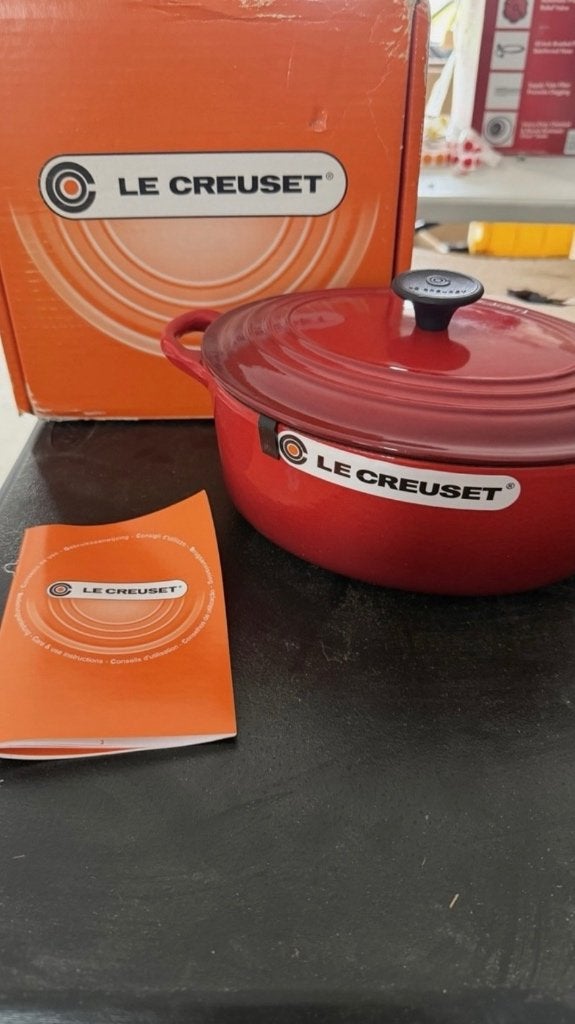 Le Creuset Dutch oven / Braadpan, Ophalen of Verzenden, Nieuw, Gietijzer, Braadpan