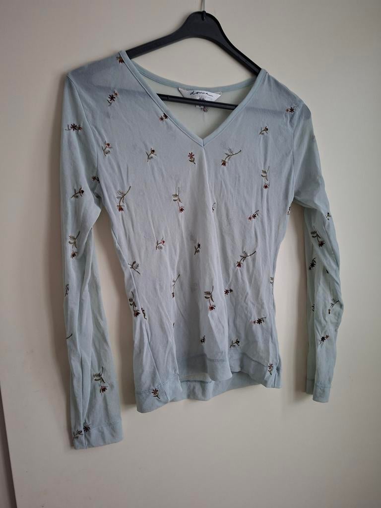 Donna shirt, Maat 38/40 (M), Blauw, Ophalen of Verzenden, Zo goed als nieuw