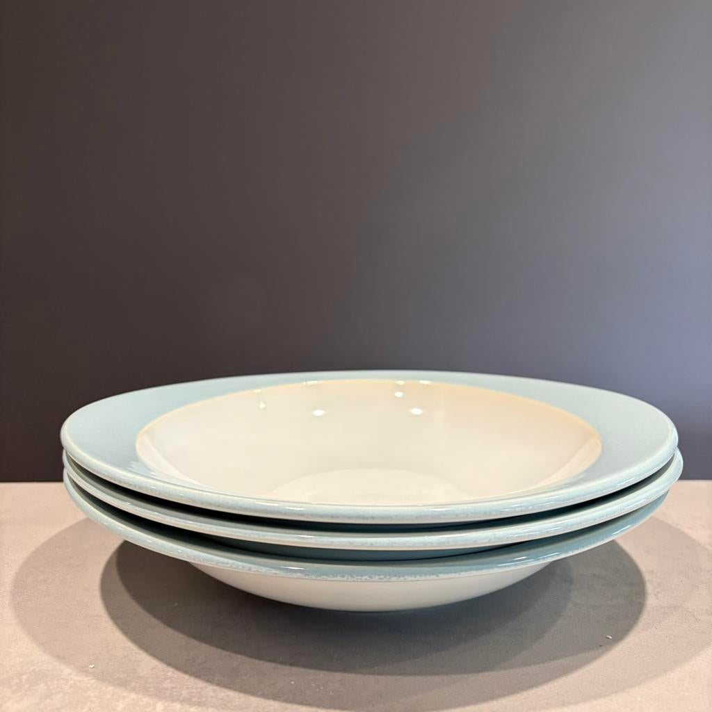 Drie vintage ovale diepe borden van Fris Edam serie Symfonie, Ophalen of Verzenden