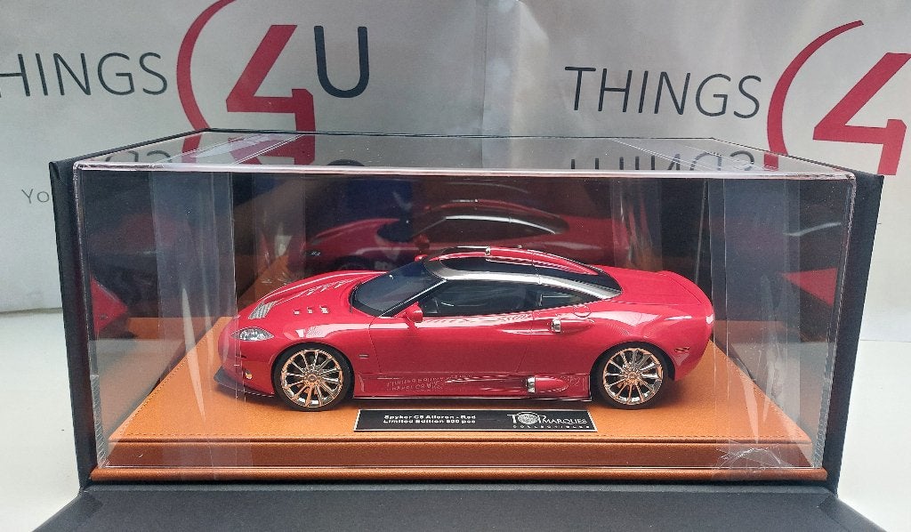 Top Marques 1:18 Spyker C8 Aileron 2009-2017 rood, Ophalen of Verzenden, Nieuw, Auto, Overige merken