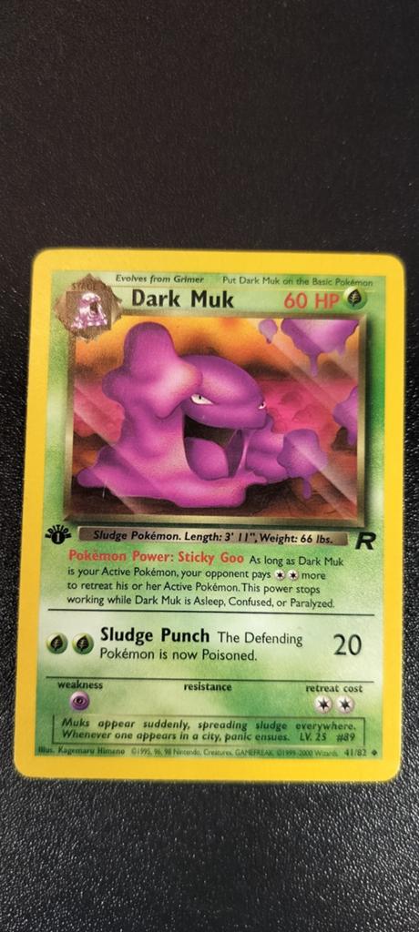 1st edition Rocket Dark muk, Ophalen of Verzenden, Gebruikt, Losse kaart