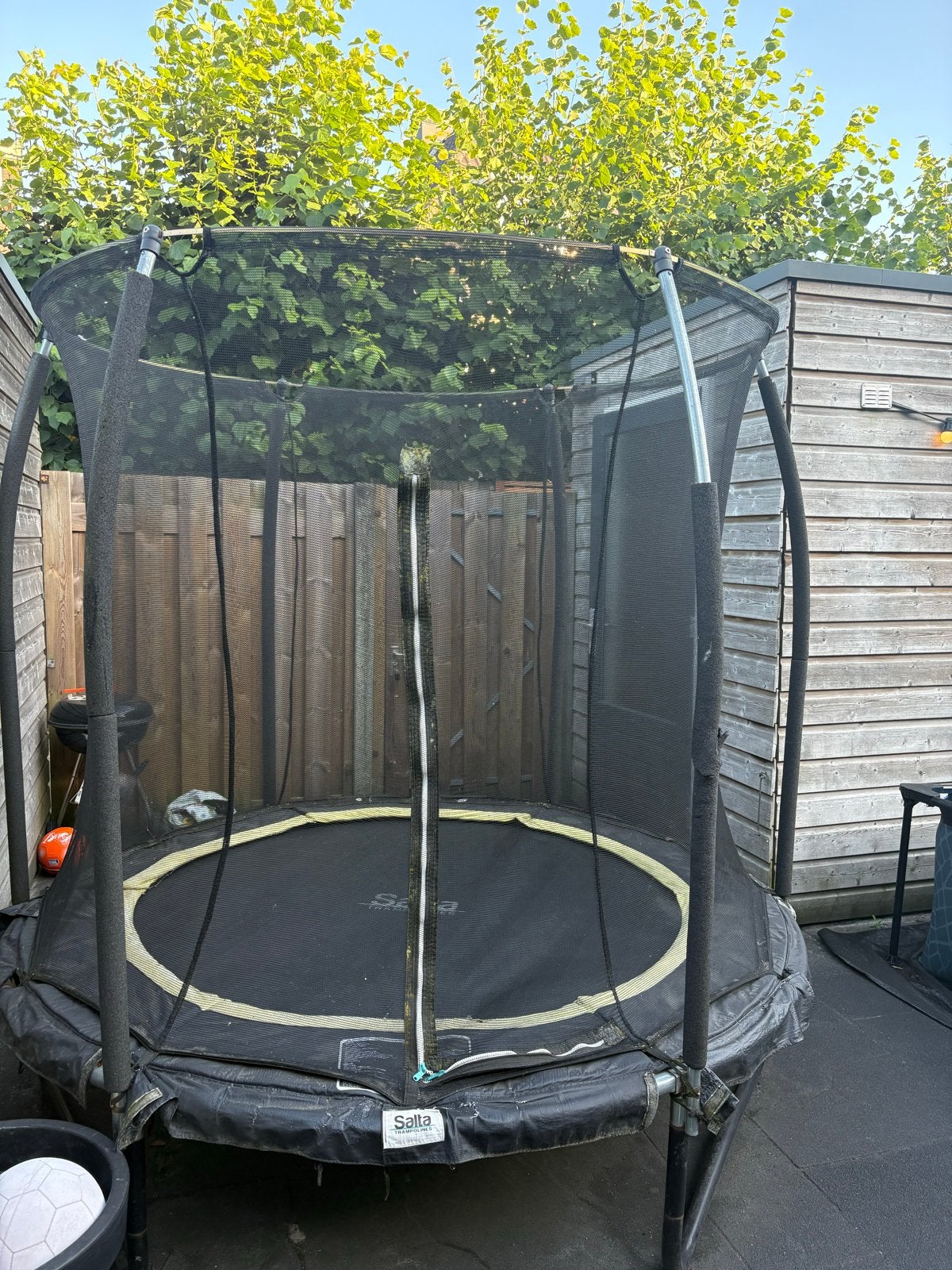 Gratis Salta trampoline 213 cm - zelf demonteren, Ophalen, Gebruikt