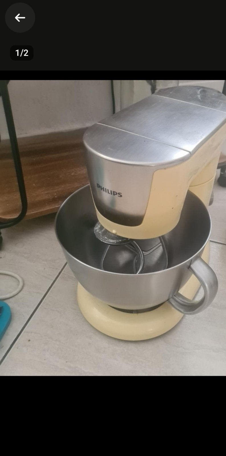 Philips keukenmachine met mengkom, Ophalen of Verzenden, Gebruikt