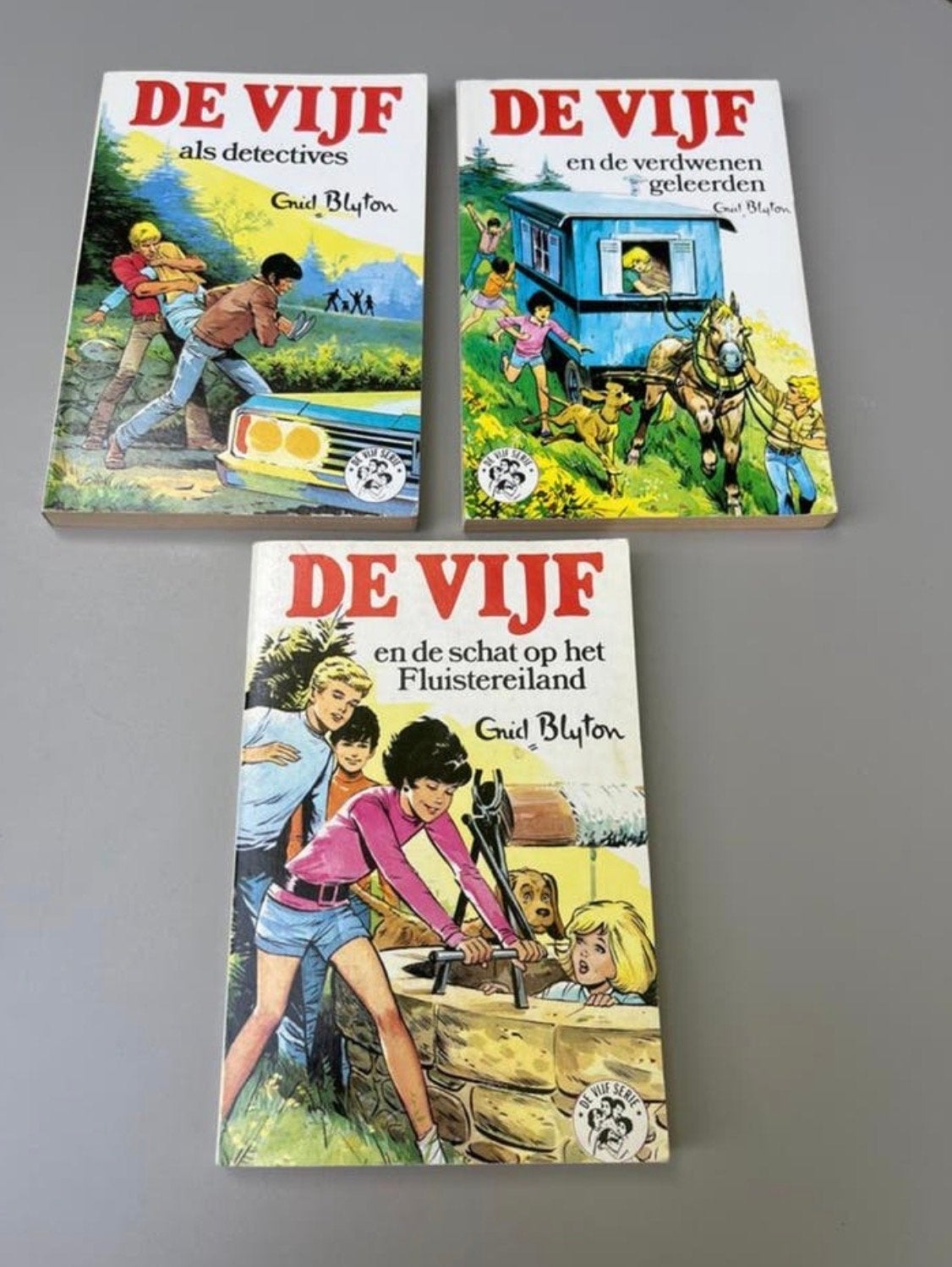 De Vijf: 3 klassieke avonturen van Enid Blyton, Boeken, Detectives, Ophalen of Verzenden, Gelezen