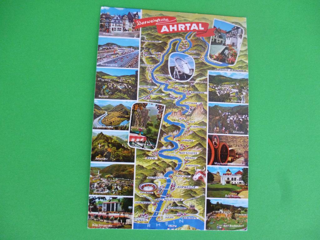 ansichtkaart Ahrtal Duitsland, Verzamelen, Ansichtkaarten | Buitenland, Gelopen, Duitsland, 1980 tot heden, Ophalen of Verzenden