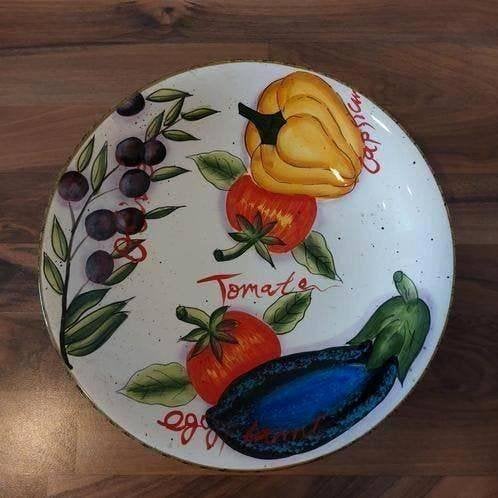 Grote schaal van Gea Collection(Italia), handmade, Ophalen of Verzenden, Zo goed als nieuw, Rond, Glas