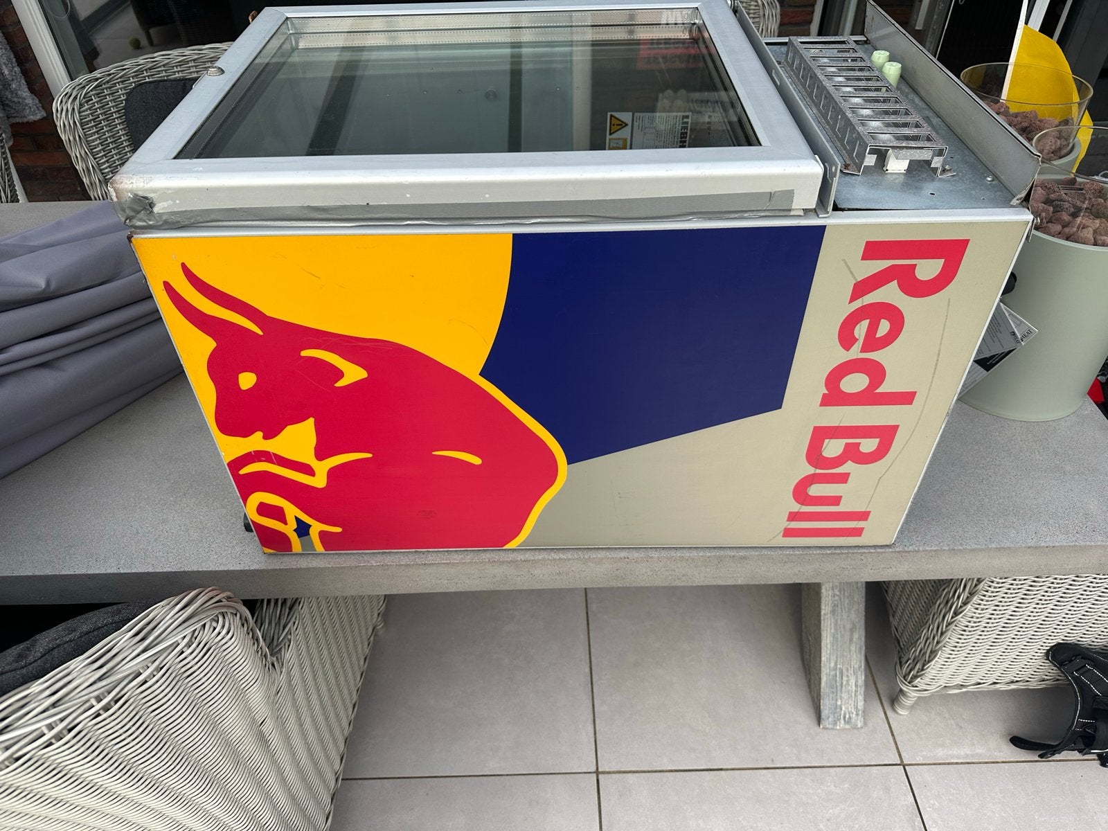Red Bull koelkast - Leuk voor verzamelaars!, Ophalen, Minder dan 75 liter, Zonder vriesvak, Gebruikt