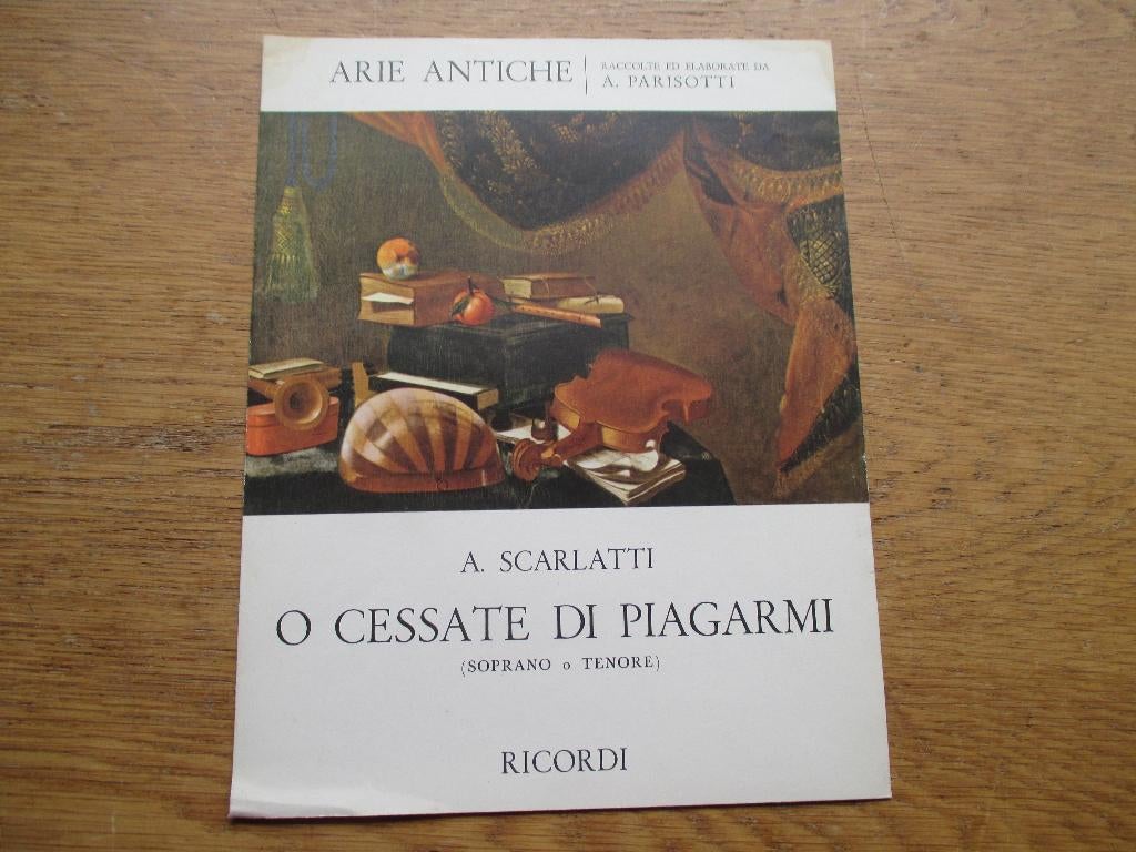 SCARLATTI - O CESSATE DI PIAGARMI, Muziek en Instrumenten, Zang, Gebruikt, Klassiek, Ophalen of Verzenden