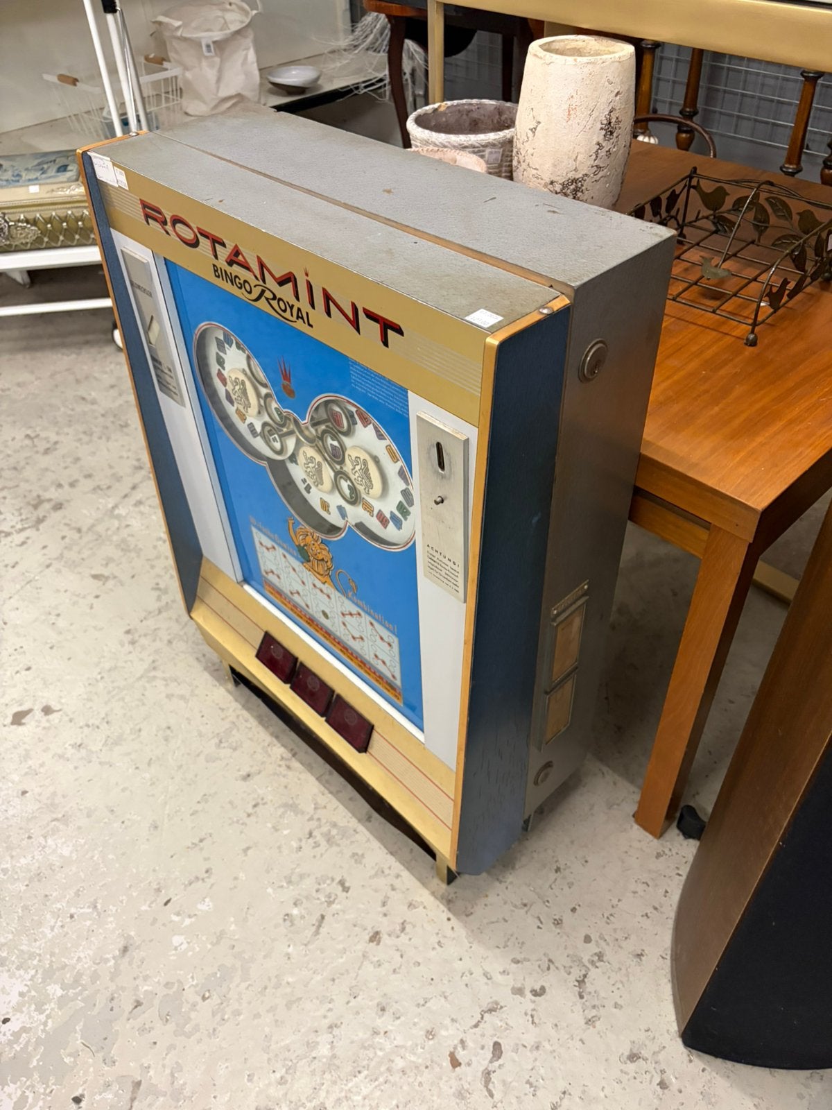 Rotamint bingo royal speelautomaat, Ophalen, ., Zo goed als nieuw, .