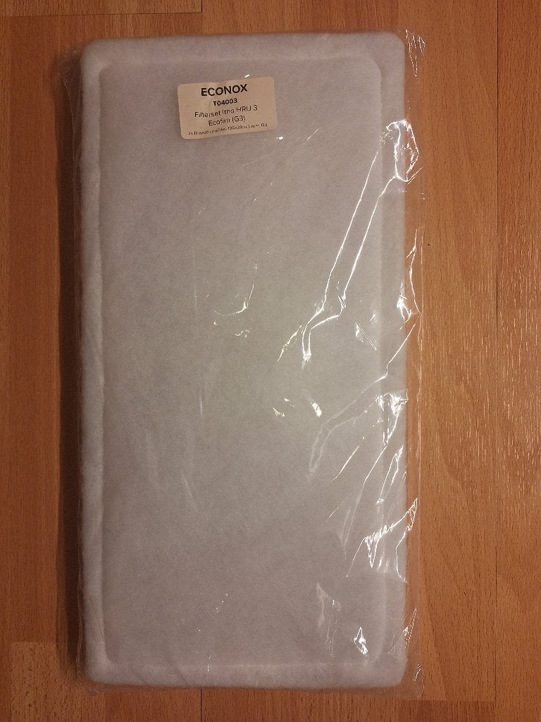 Itho Daalderop HRU 3 Ecofan - Filterklasse G3 - T04003, Ophalen of Verzenden, Nieuw, Ventilator en Afzuiger