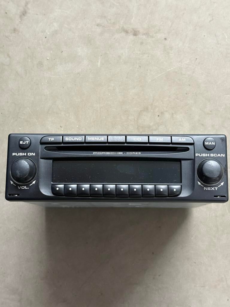 Porsche CDR23 Autoradio met CD-speler voor 911 (996/986), Ophalen, Gebruikt