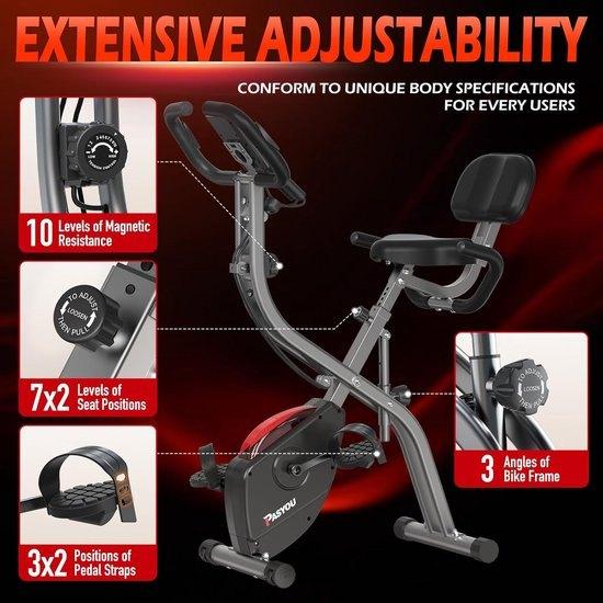 Hometrainer – Opvouwbare Fitnessfiets – Ergometer – Ligfiets, Corvance B.V., Verzenden, Nieuw, Corvancebol@gmail.com