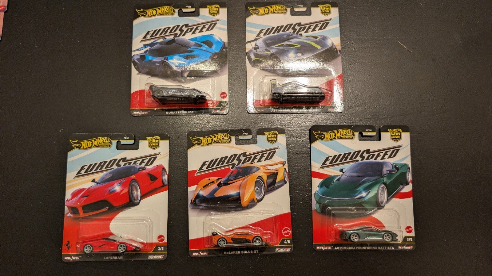 Hot Wheels Euro Speed Collectie (5 stuks), Ophalen of Verzenden, Nieuw