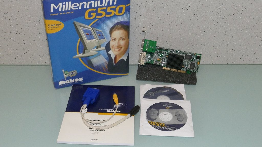 Matrox Millennium G550 | AGP 4 | 32MB DDR set, Ophalen of Verzenden