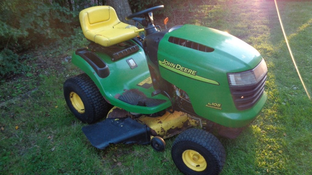 wegens inruil john deere zitmaaier  optisch wat werk, Gebruikt, Elektrische starter, Ophalen, John Deere