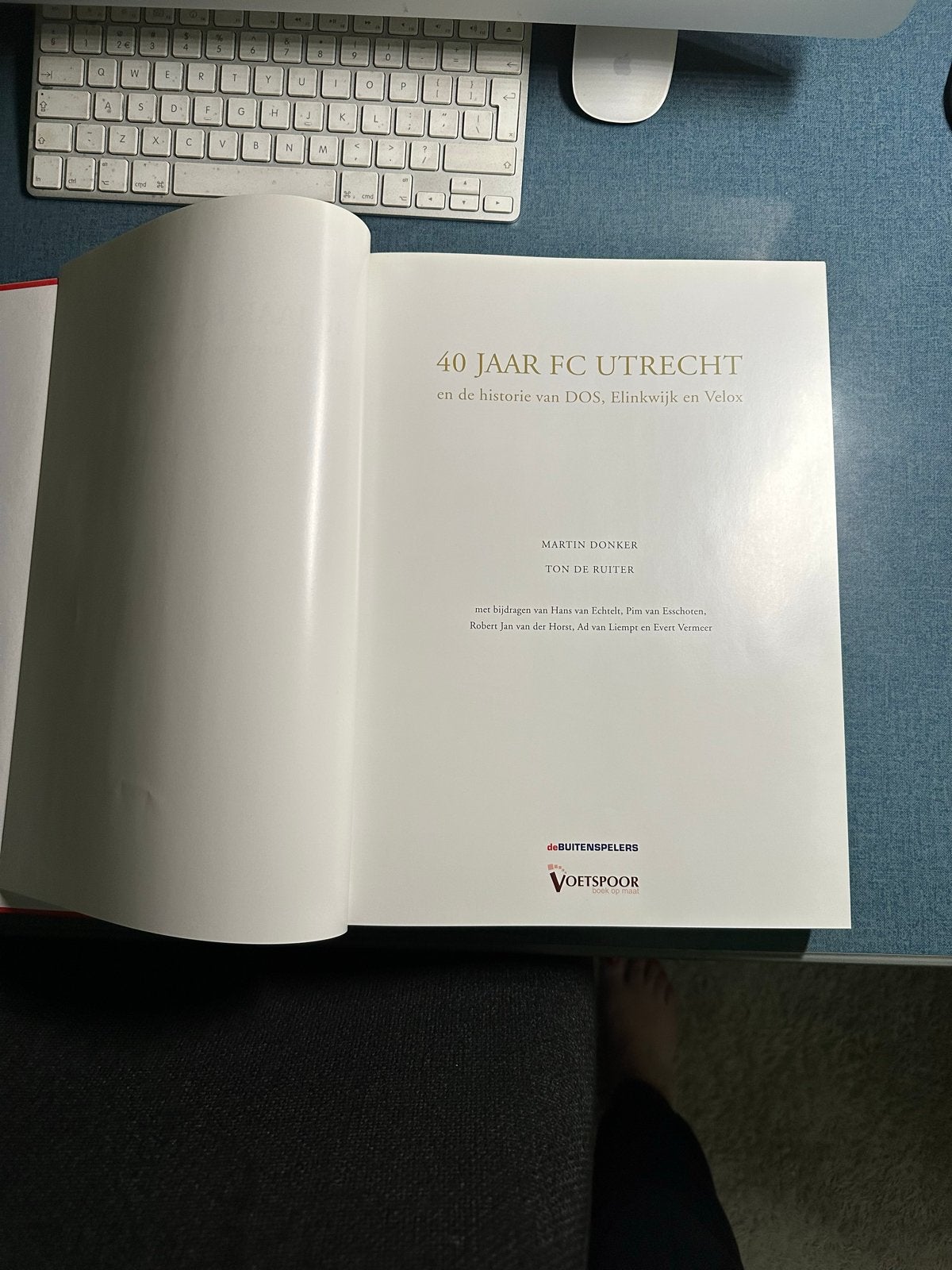 40 Jaar FC Utrecht - Boek over clubgeschiedenis, Ophalen, Zo goed als nieuw, Overige sporten