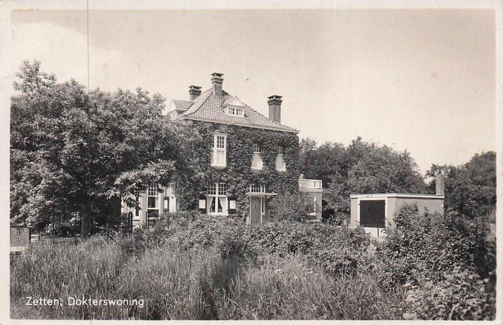 703-441-051 Zetten Dokterswoning, Verzamelen, Ansichtkaarten | Nederland, Verzenden, Voor 1920, Gelderland