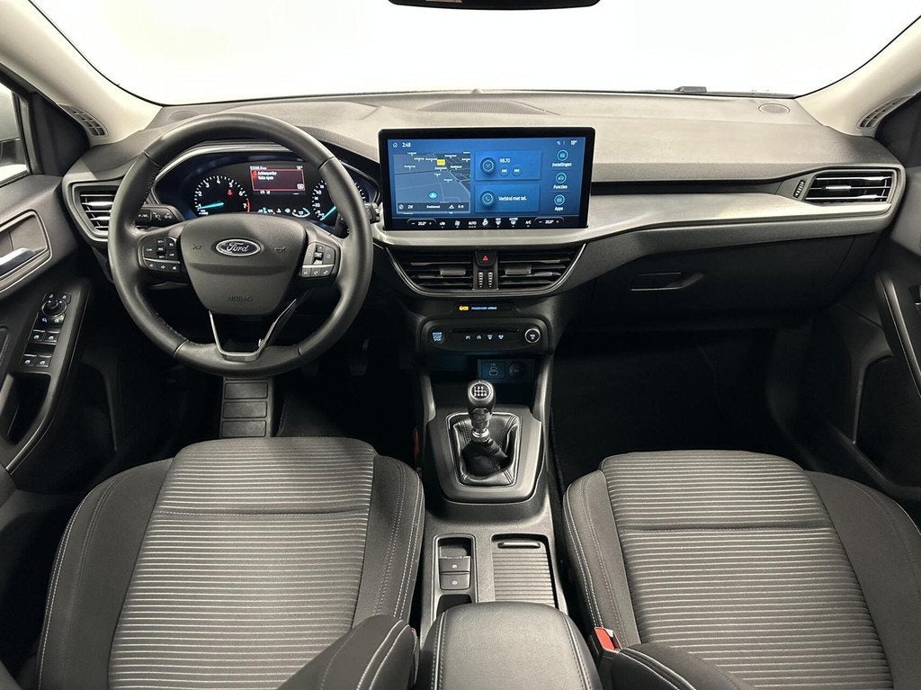 Ford Focus Wagon 1.0 EcoBoost Hybrid Titanium X Business CAR, Auto's, Stof, Gebruikt, Origineel Nederlands, Handgeschakeld