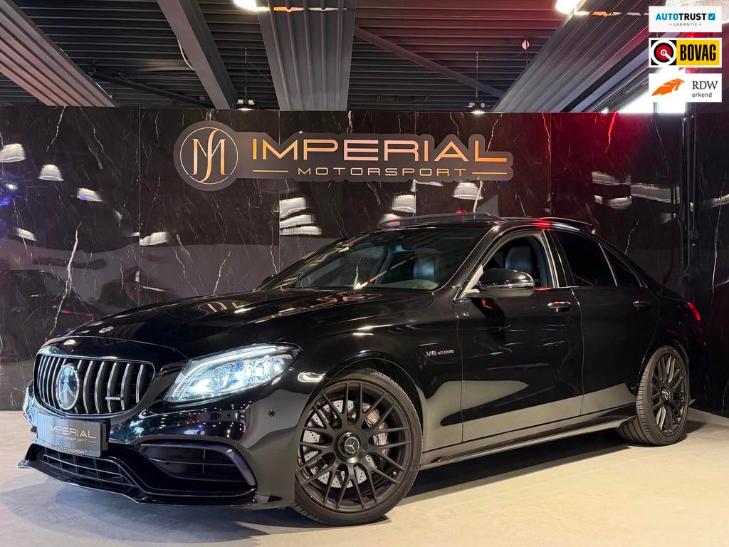 Mercedes-Benz C-klasse AMG C63 Pano|HUD|Burm|Cam|Sfeer|Keyl, Auto's, Mercedes-Benz, Automaat, Achterwielaandrijving, Gebruikt