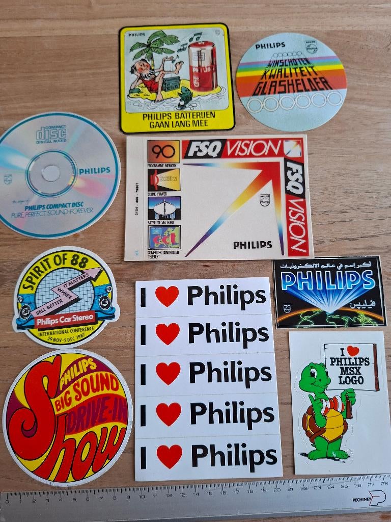 Stickers Philips, Ophalen of Verzenden, Zo goed als nieuw, Merk